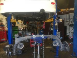toyota estima rear axle beam suspension